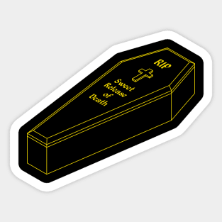 Toe Pincher Coffin Sticker